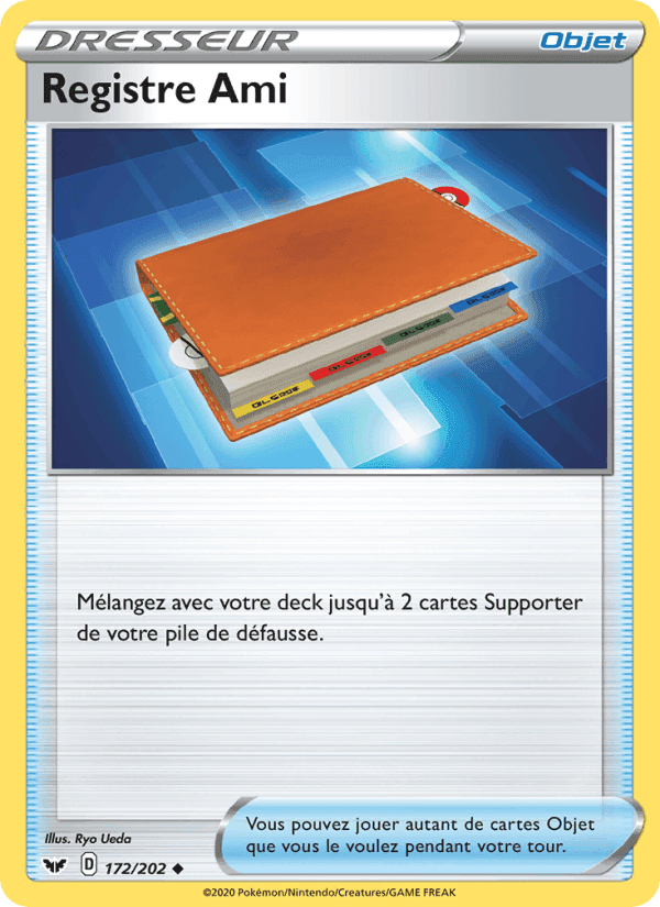 Registre Ami, carte 172 de Épée et Bouclier