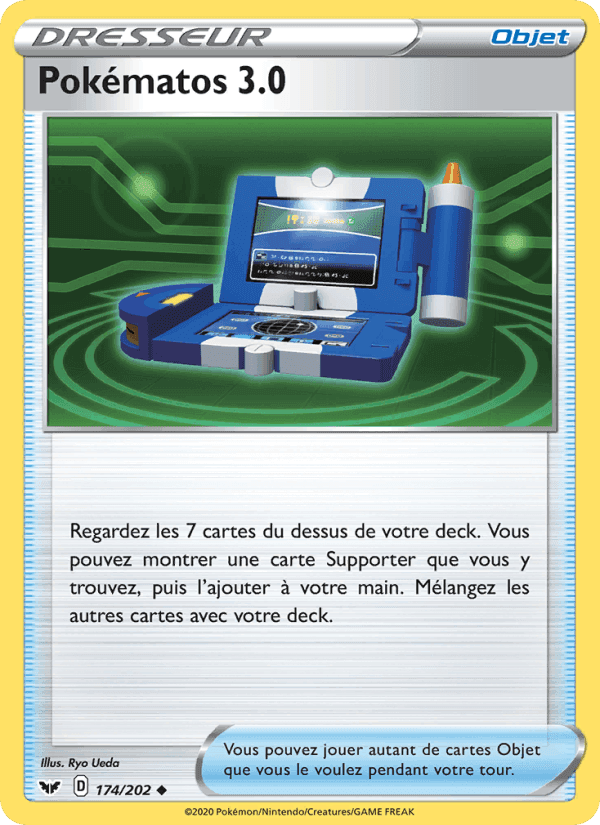 Pokématos 3.0, carte 174 de Épée et Bouclier