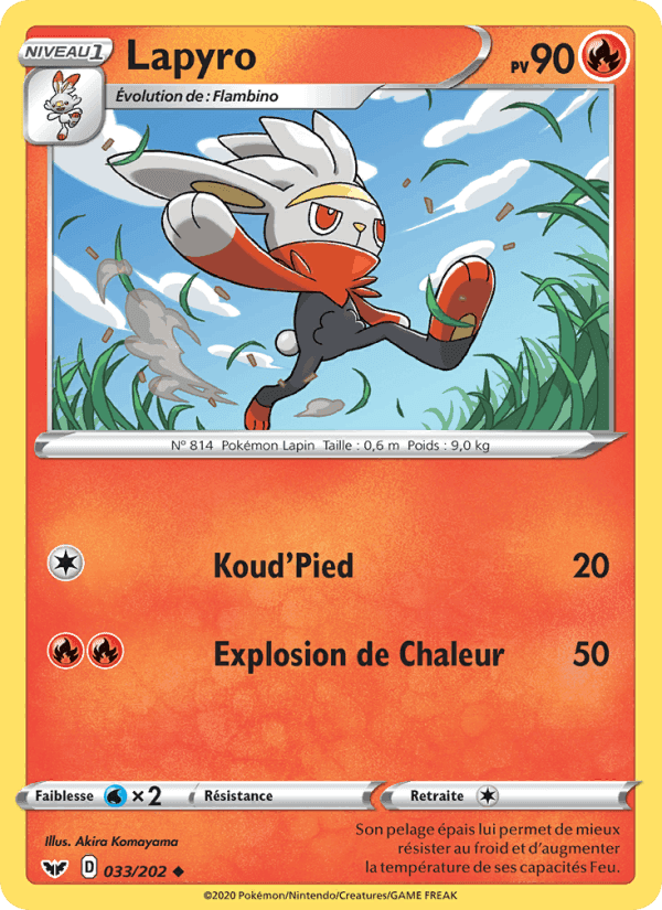Lapyro, carta 33 di Épée et Bouclier
