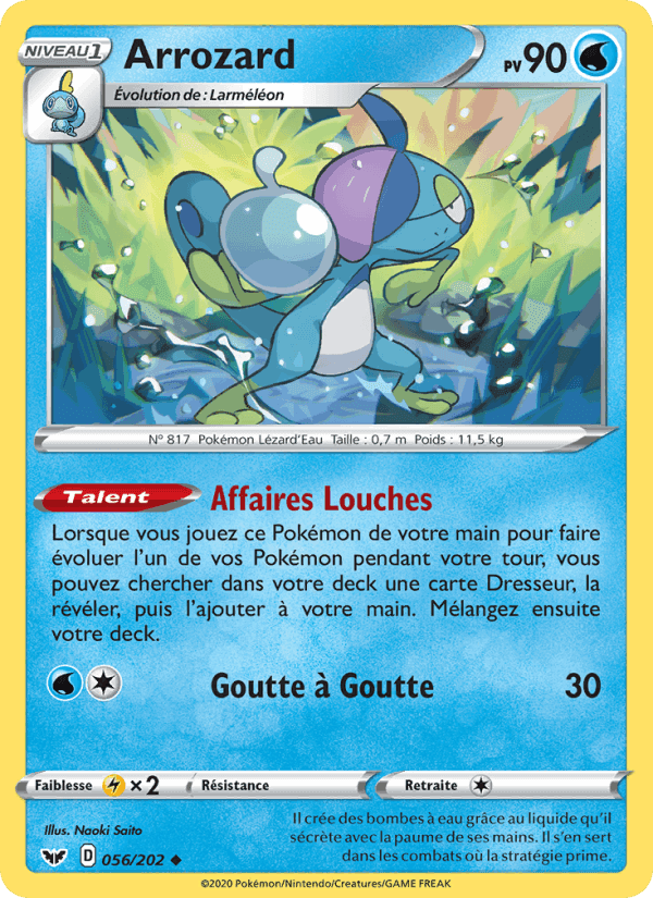 Arrozard, card 56 from Épée et Bouclier