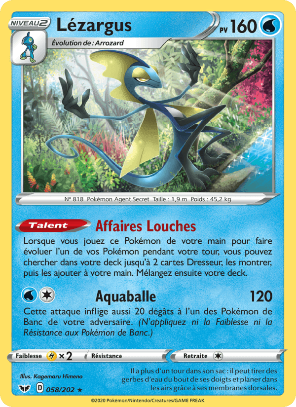 Lézargus, carte 58 de Épée et Bouclier