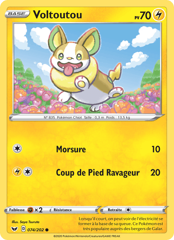 Voltoutou, card 74 from Épée et Bouclier
