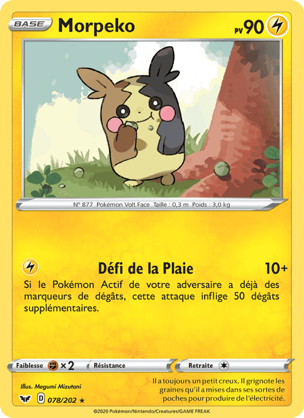 Morpeko, card 78 from Épée et Bouclier