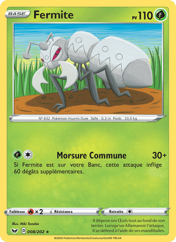Fermite, carte 8 de Épée et Bouclier