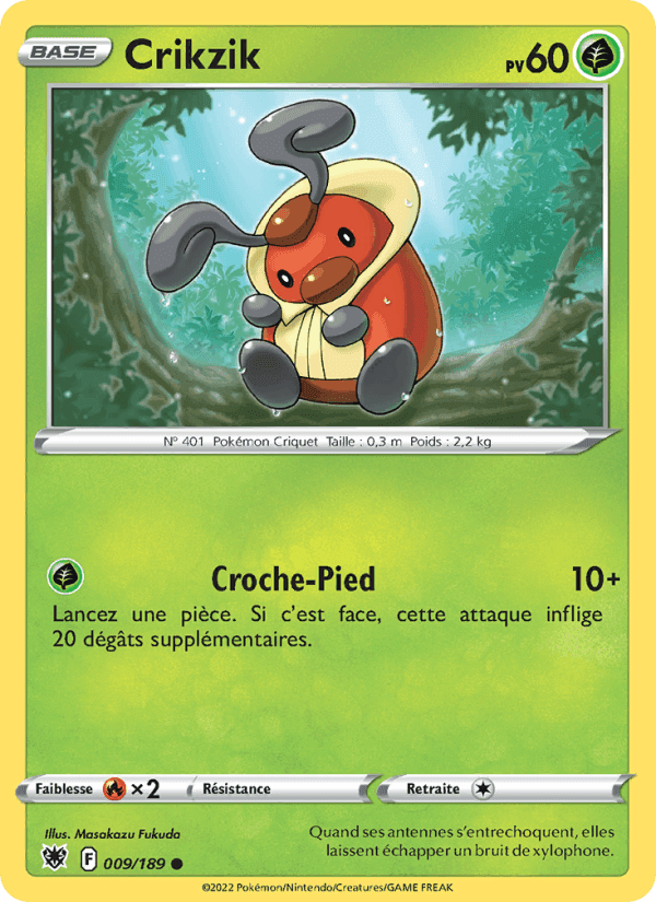 Crikzik, carte 009 de Astres Radieux