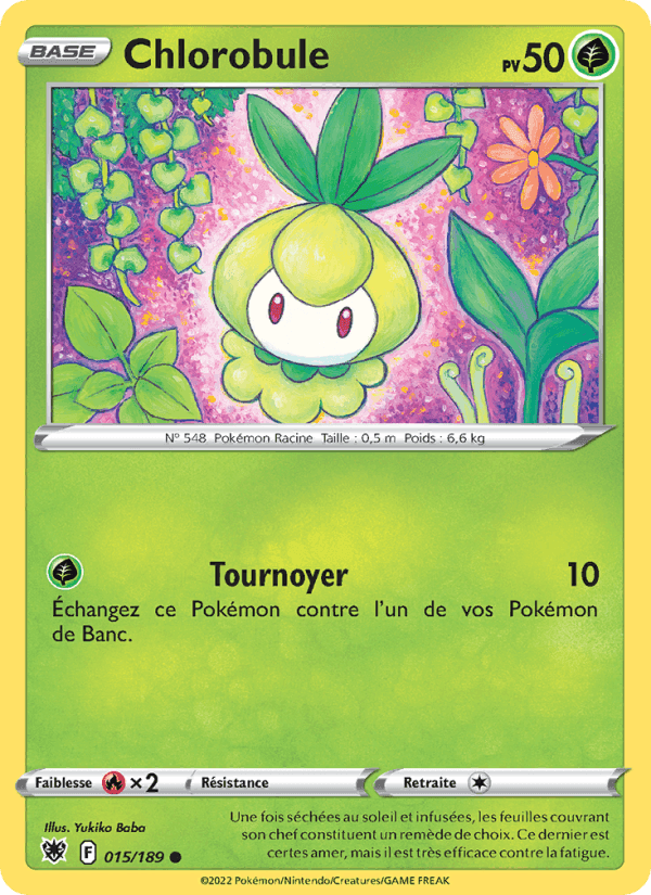 Chlorobule, carte 015 de Astres Radieux