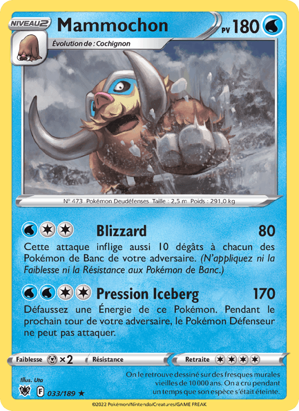 Mammochon, carte 033 de Astres Radieux