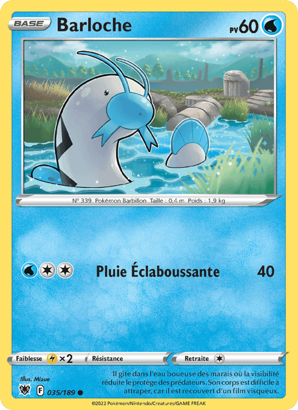 Barloche, carte 035 de Astres Radieux