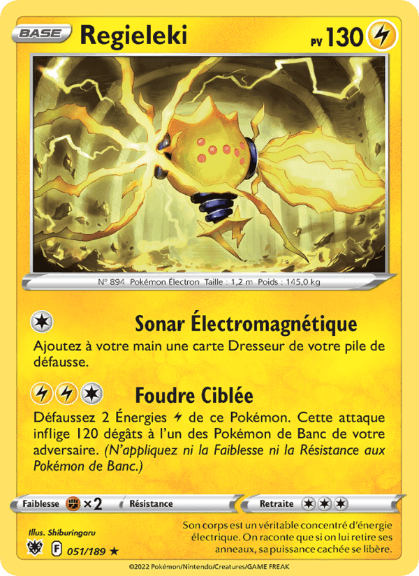 Regieleki, carta 051 di Astres Radieux