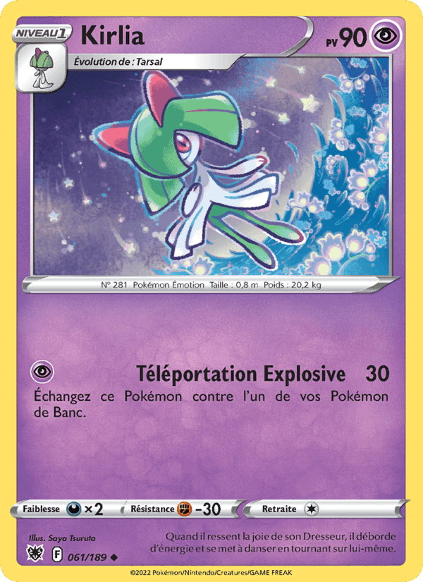 Kirlia, card 061 from Astres Radieux