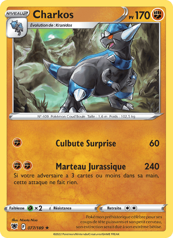 Charkos, carta 077 de Astres Radieux