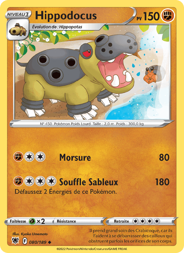 Hippodocus, card 080 from Astres Radieux