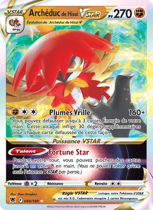 Archéduc de Hisui VSTAR, carte 084 de Astres Radieux