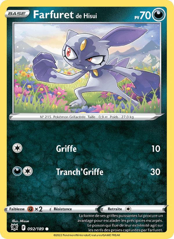 Farfuret de Hisui, card 092 from Astres Radieux