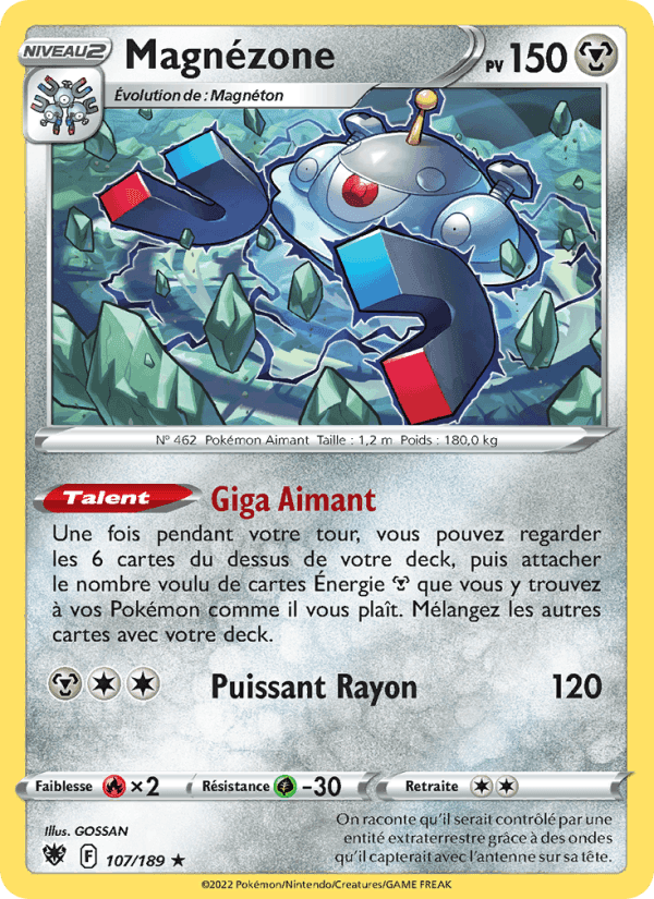Magnézone, card 107 from Astres Radieux