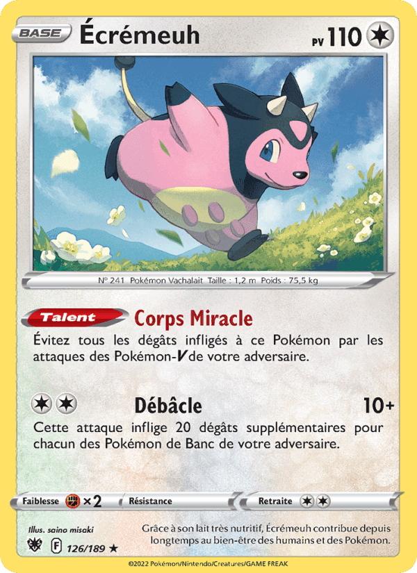 Écrémeuh, card 126 from Astres Radieux