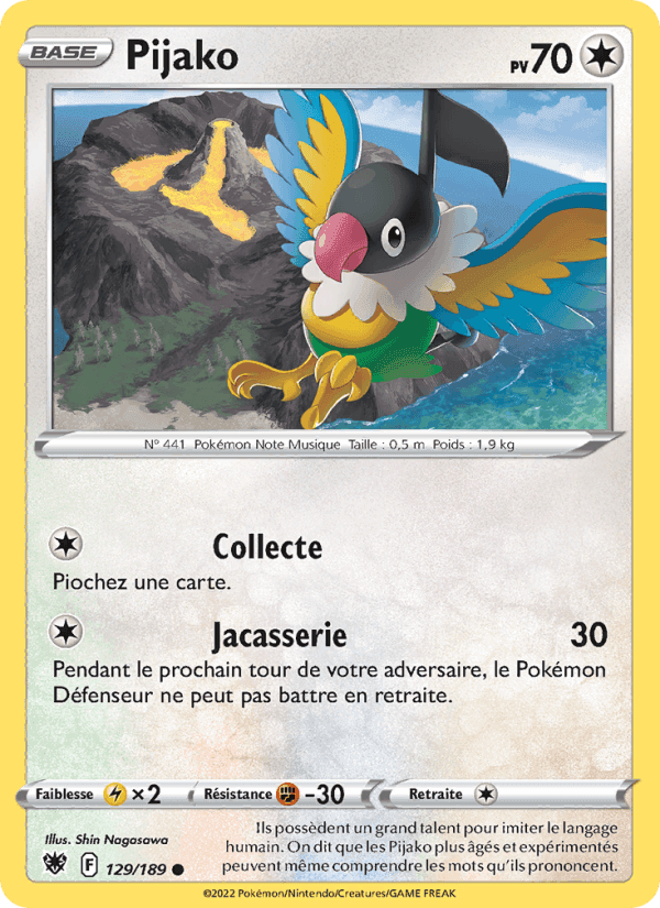 Pijako, carte 129 de Astres Radieux
