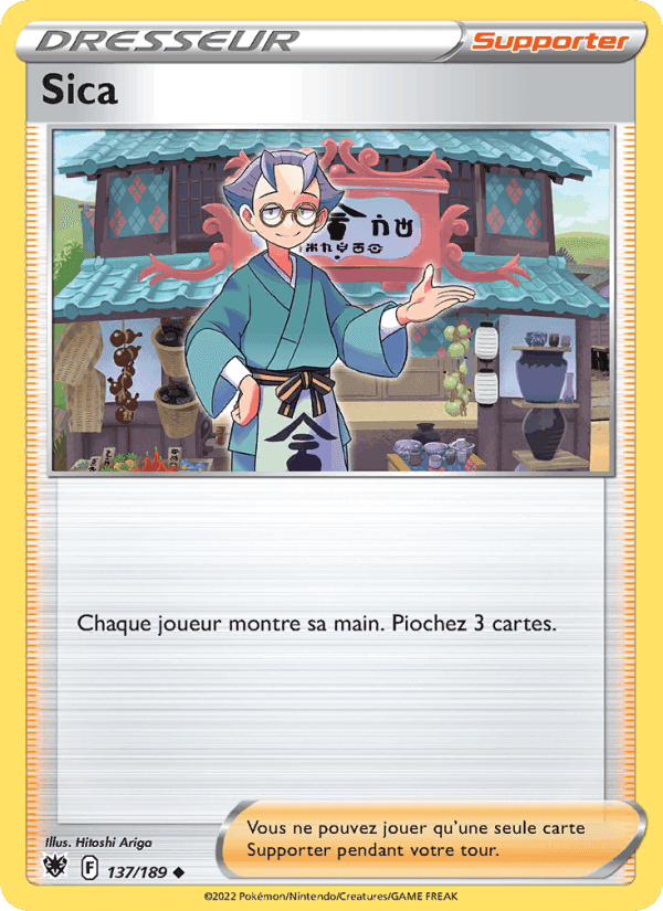 Sica, carte 137 de Astres Radieux