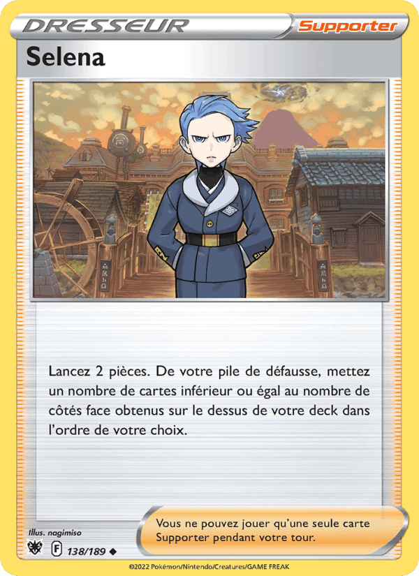Selena, carte 138 de Astres Radieux