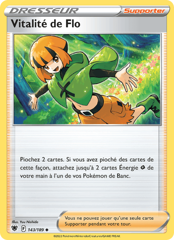 Vitalité de Flo, card 143 from Astres Radieux