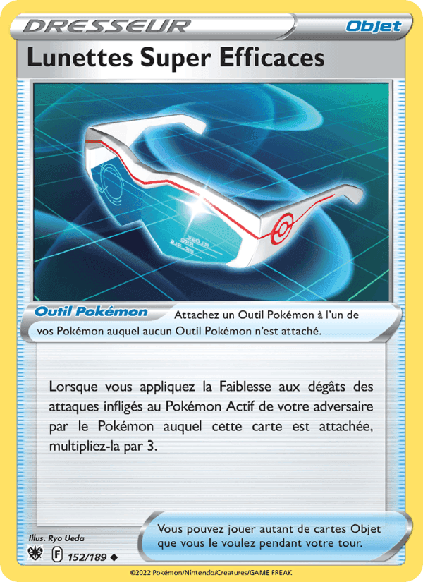 Lunettes Super Efficaces, carte 152 de Astres Radieux