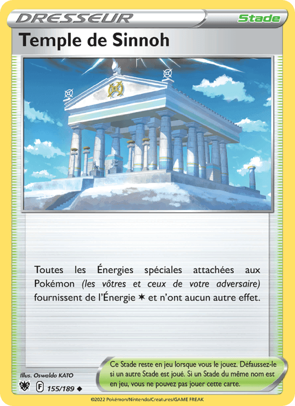 Temple de Sinnoh, carte 155 de Astres Radieux