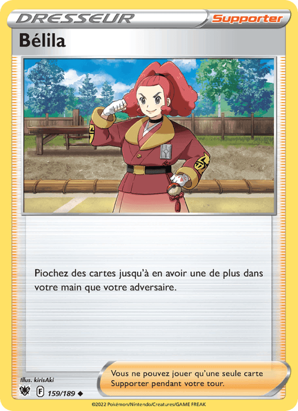 Bélila, carte 159 de Astres Radieux