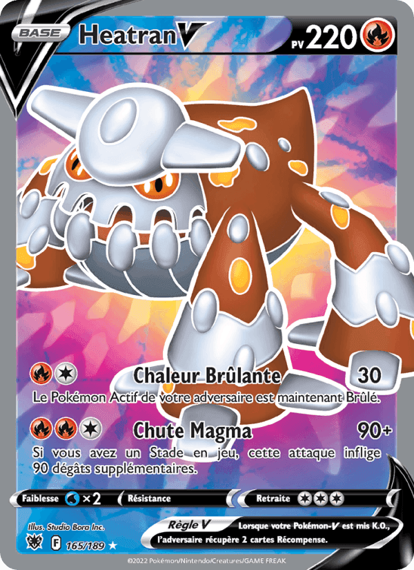 Heatran V, carte 165 de Astres Radieux