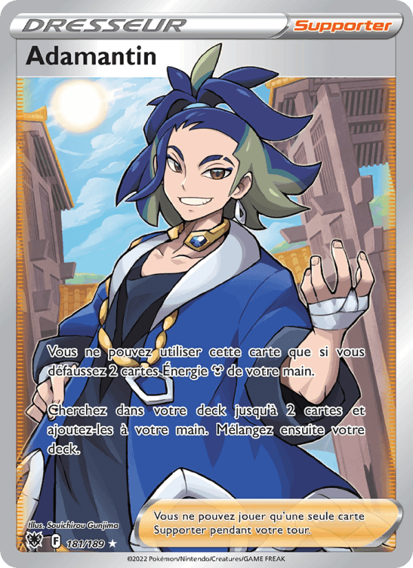 Adamantin, card 181 from Astres Radieux