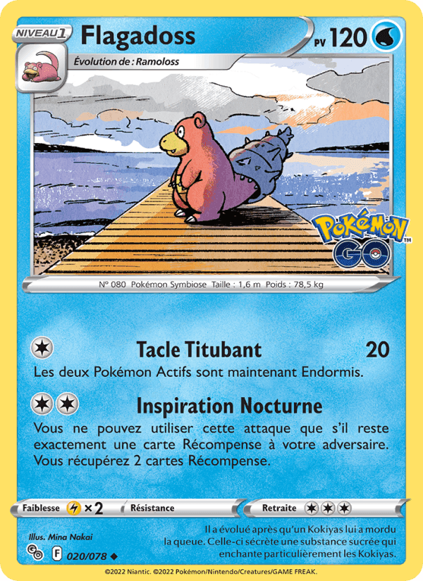 Flagadoss, carta 020 di Pokémon GO