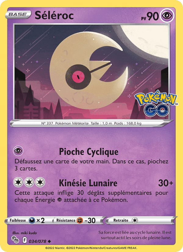 Séléroc, carta 034 de Pokémon GO