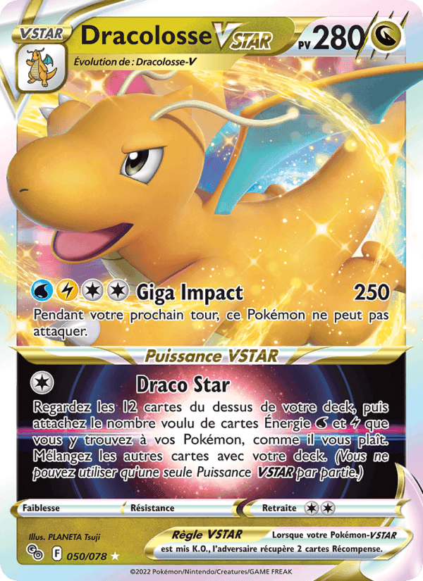 Dracolosse VSTAR, carta 050 di Pokémon GO