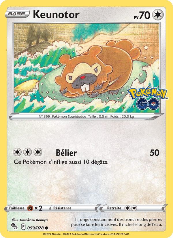 Keunotor, carta 059 di Pokémon GO