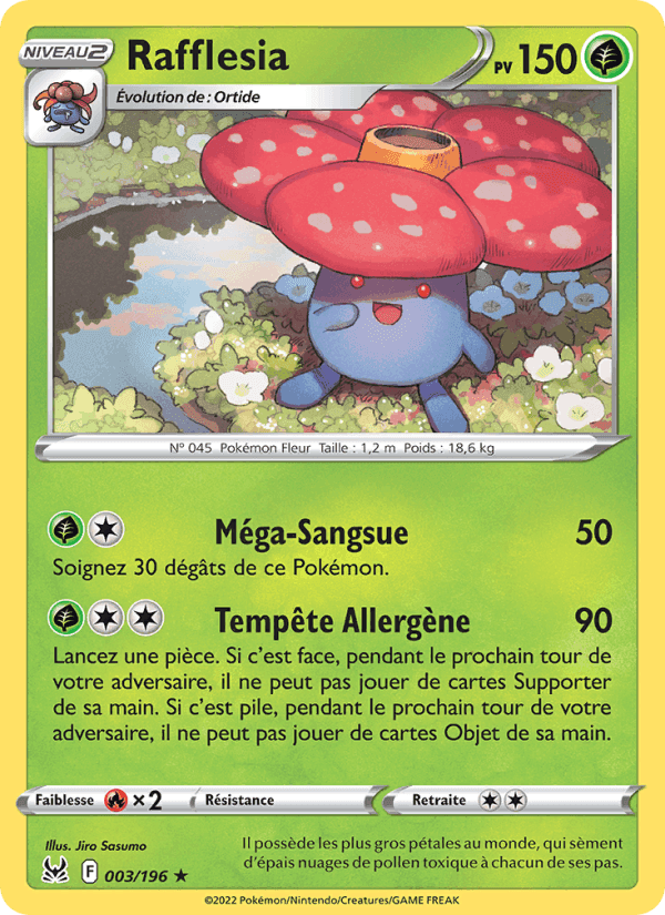Rafflesia, carta 003 de Origine Perdue
