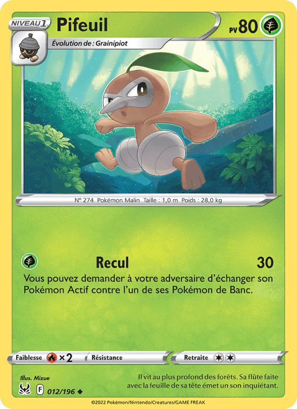Pifeuil, carte 012 de Origine Perdue
