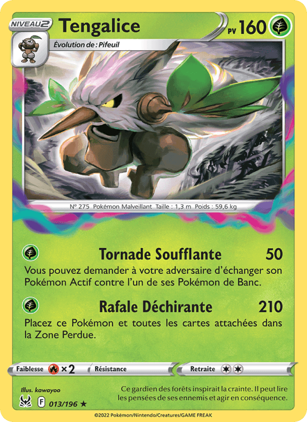 Tengalice, carte 013 de Origine Perdue
