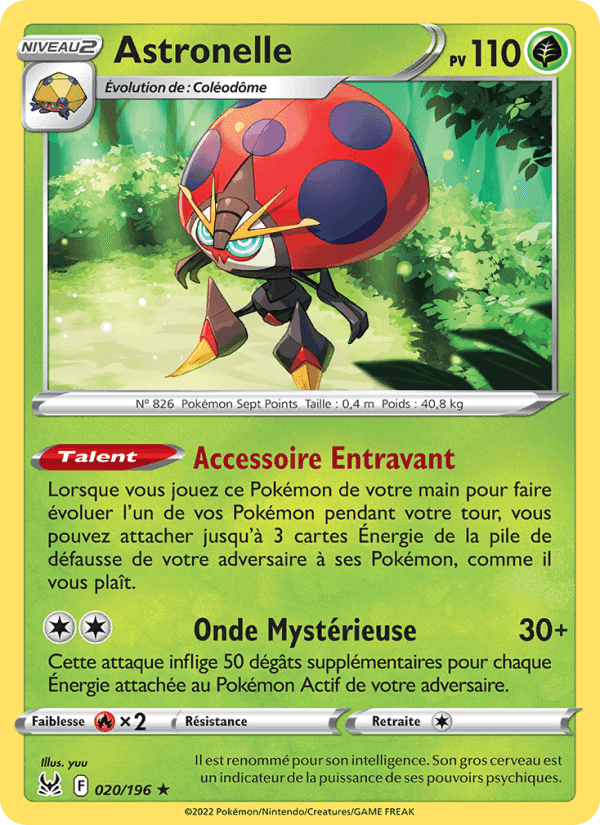 Astronelle, carte 020 de Origine Perdue