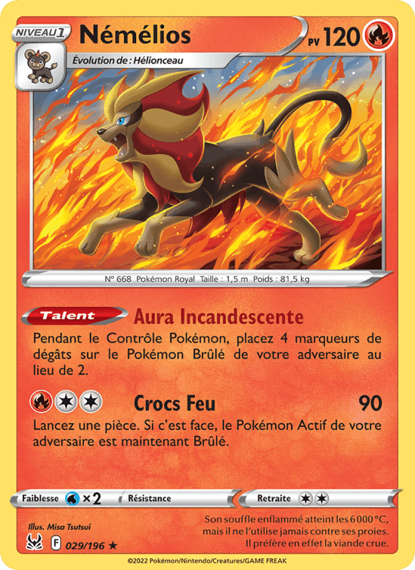Némélios, carta 029 de Origine Perdue