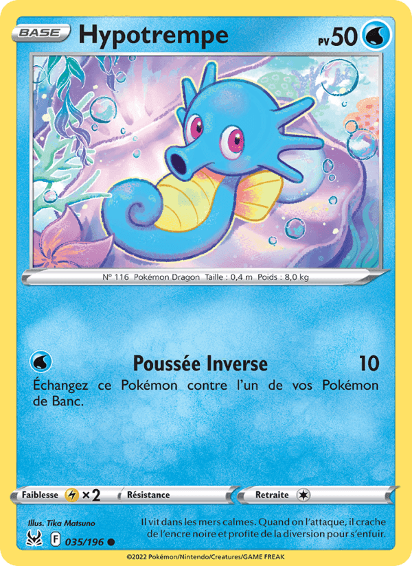Hypotrempe, carte 035 de Origine Perdue