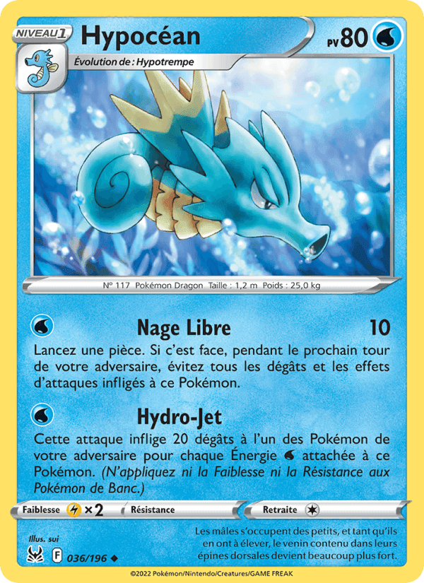 Hypocéan, carta 036 di Origine Perdue