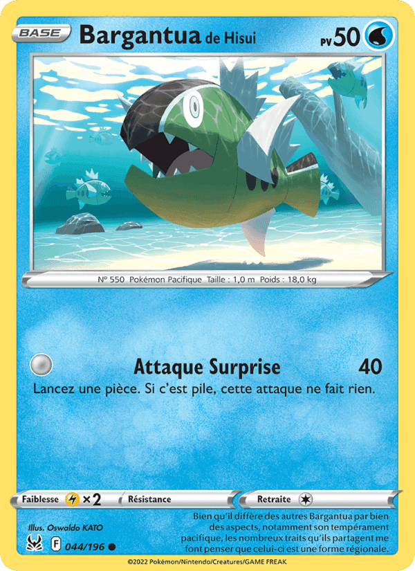 Bargantua de Hisui, carte 044 de Origine Perdue