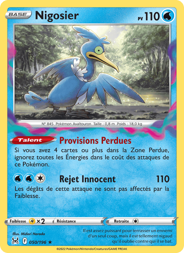 Nigosier, carte 050 de Origine Perdue