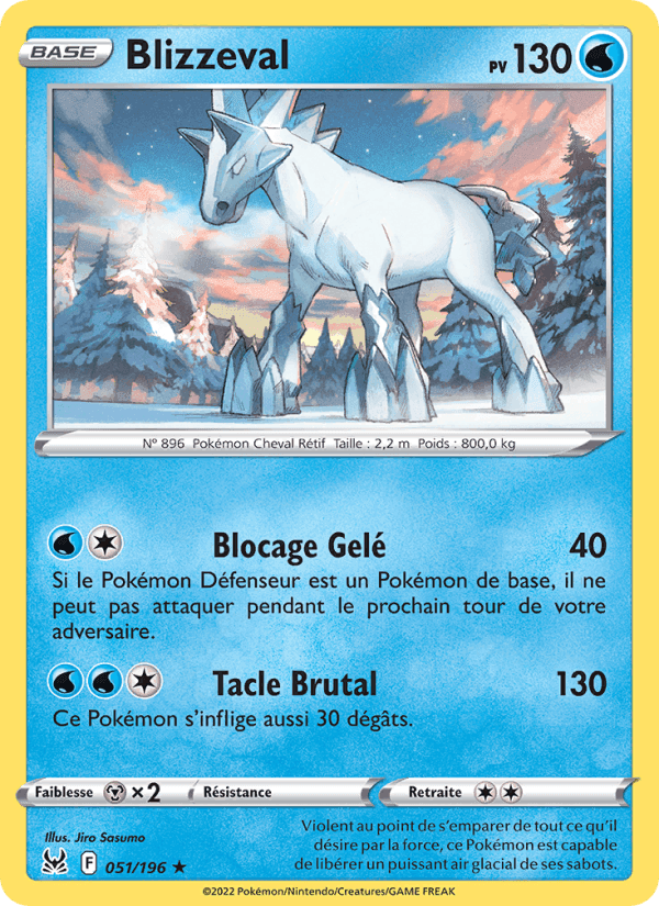 Blizzeval, carte 051 de Origine Perdue