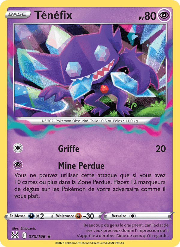 Ténéfix, card 070 from Origine Perdue