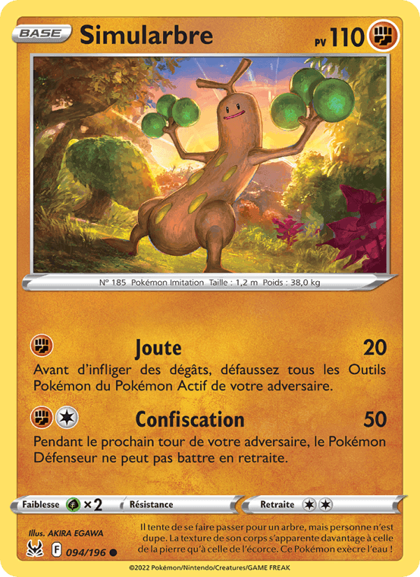 Simularbre, carte 094 de Origine Perdue