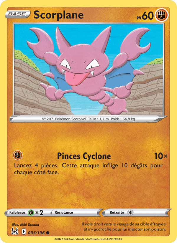 Scorplane, carte 095 de Origine Perdue