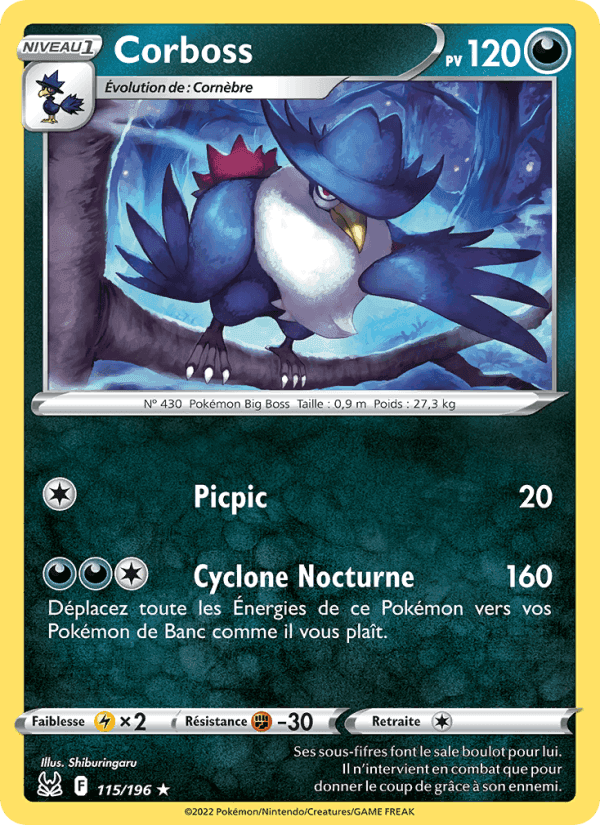 Corboss, card 115 from Origine Perdue