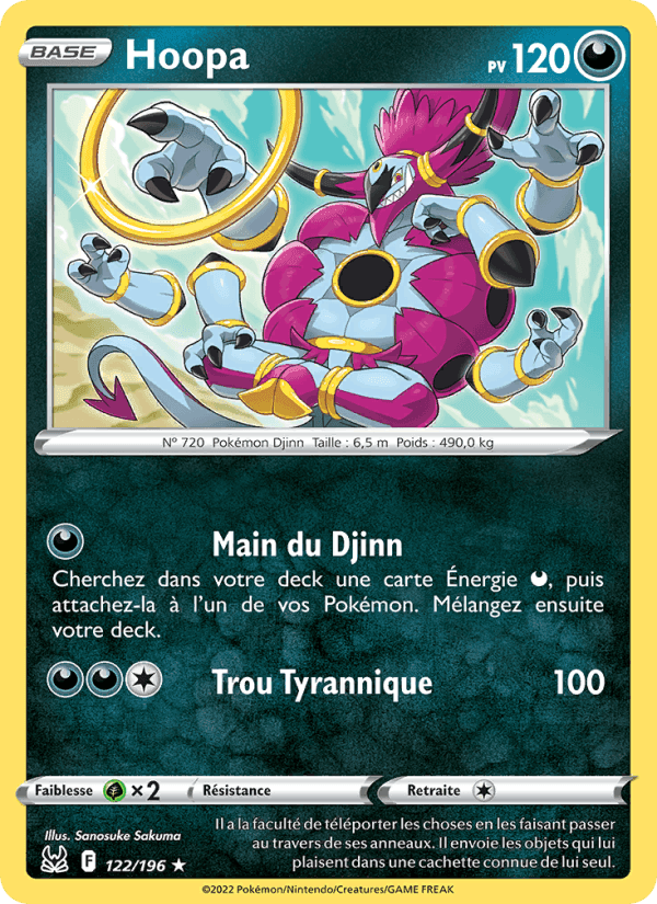 Hoopa, card 122 from Origine Perdue