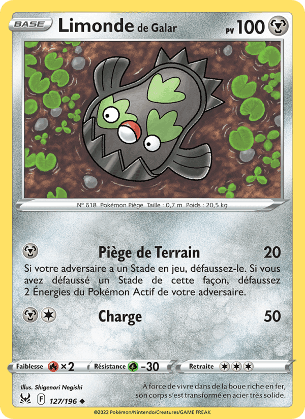 Limonde de Galar, card 127 from Origine Perdue