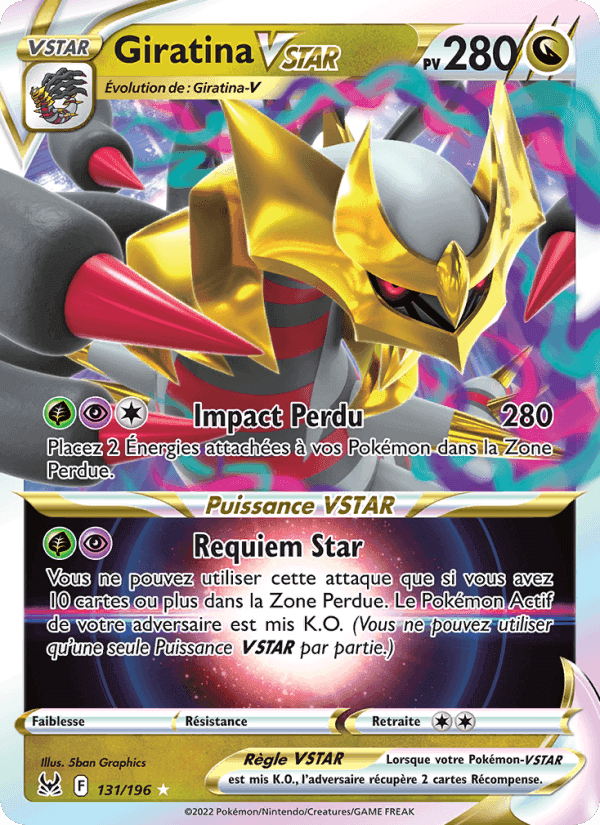 Giratina VSTAR, card 131 from Origine Perdue